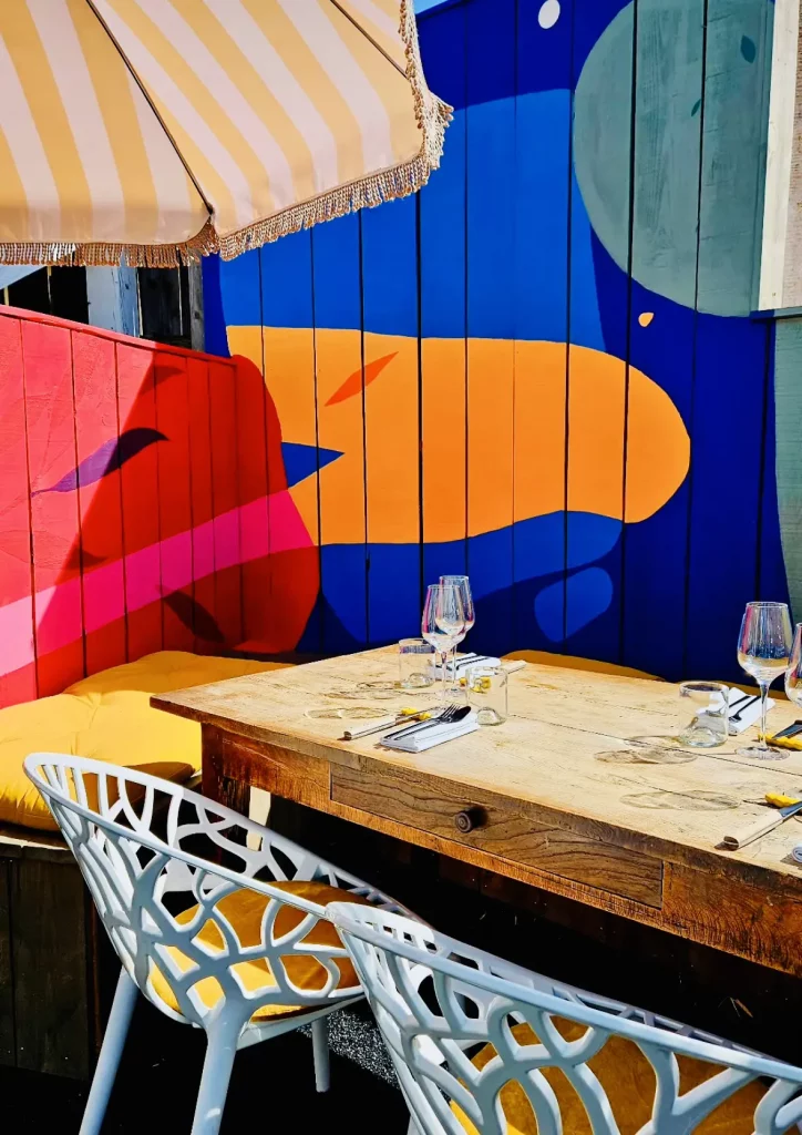 Graffiti professionnel pour restaurant