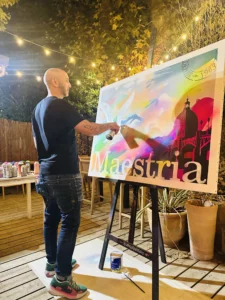 live painting toulouse